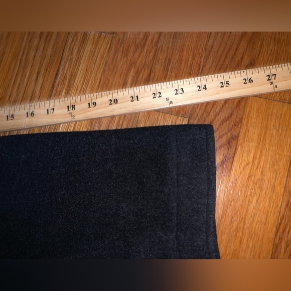 J Crew medium wool pea coat womens gray flaw preppy academia collegiate fall - Picture 3 of 10